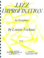 Jazz Improvisation for Saxophone by Lennie Niehaus