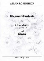 Rosenheck: Klezmer- Fantasie für 2 Blockflöten (SA) und Klavier / recorder duets (sopran + alto) + piano