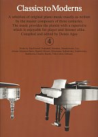 Classics to Moderns 4 (brown book) / 17 skladeb pro mírně pokročilé klavíristy (4+)
