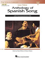 Anthology of Spanish Song + 2x CD / nižší hlas a klavír