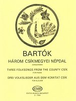 Bartók: Three Hungarian Folksongs / sólo klavír
