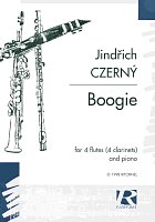 CZERNY, Jindrich: BOOGIE for 4 flutes (4 clarinets) & piano