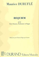 REQUIEM, OP. 9 by Maurice Duruflé / SATB & organ