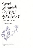 Janáček: Four Ballads for Vocal and Piano