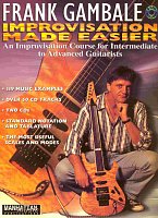 IMPROVISATION MADE EASIER by Frank Gambale + 2x CD / kytara + tabulatura