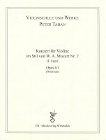 Taban: Konzert in Stil von W.A. Mozart Nr.2 Op. 6/f // housle a klavír