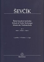 Otakar Ševčík - Opus1, Škola houslové techniky, sešit 1 (1.poloha)