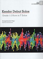 Kendor Debut Solos (grade 1-2) / lesní roh (horn in F) - klavírní doprovod