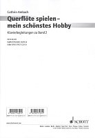 QUERFLOETE SPIELEN - MEIN SCHOENSTES HOBBY 2 / piano accompaniments