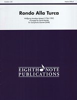 Mozart: Rondo Alla Turca / saxofonový kvartet (SATB)