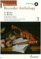 Baroque Recorder Anthology 3 + Audio Online / altowy flet prosty i fortepian