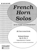 ALLERSEELEN - Richard Strauss - waltornia (f horn) i fortepian