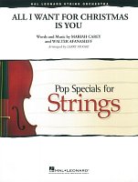 ALL I WANT FOR CHRISTMAS IS YOU - Pop Specials for Strings / score and parts