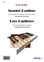 Scott Joplin: EASY RAGTIMES (arranged by Emil Hradecky)  piano