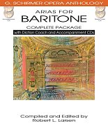 ARIAS FOR BARITONE – COMPLETE PACKAGE + 4x CD / zpěv a klavír