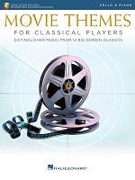 MOVIE THEMES for Classical Players + Audio Online / cello + piano