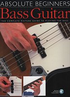 Absolute Beginners - BASS GUITAR + Audio Online / obrazowy przewodnik gry na gitarze
