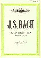 BACH: Air on the G string (Air from Suite No. 3 in D, BWV 1068) / piano solo
