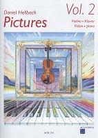 PICTURES 2 by Daniel Hellbach + CD / violin and piano