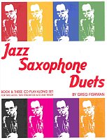 JAZZ SAXOPHONE DUETS + 3x CD alto/tenor saxes