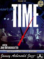 AEBERSOLD PLAY ALONG 123 - NOW'S THE TIME with Joey DeFrancesco Trio + CD