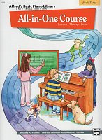 Alfred's Basic PIANO All-in-One Course 3 - klavírní lekce * hudební teorie * přednesové skladbičky