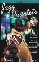 JAZZ QUARTETS + CD  flute quartets / kvarteta pro příčnou flétnu
