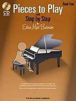 Pieces to Play 4 by Edna Mae Burnam + CD / snadné skladby pro klavír