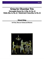 Grieg for Chamber Trio / flute, oboe (clarinet) and basson
