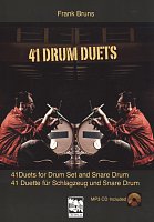 41 DRUM DUETS by Frank Bruns + CD / perkusja + werbel