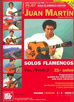 Solos Flamencos Guitar with Juan Martín 2 + Online Audio/Video / kytara + tabulatura