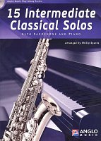 15 Intermediate Classical Solos + CD / alto sax + piano