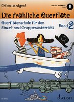 Die fröhliche Querflöte 2 + Audio Online / škola hry na příčnou flétnu