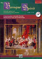 THE BAROQUE SPIRIT 1 + CD / 21 early intermediate to intermediate piano solos