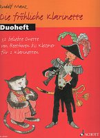 Die fröhliche Klarinette - Duoheft / snadné dueta pro dva klarinety