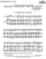 Position Changing for the Violin / klavírní doprovod