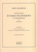 Jeanjean: Vingt Cinq Etudes Techniques et Melodiques 2 (14-25) / 25 technical and melodic studies 2 (14-25)