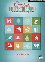 Christmas Treats & Treasures 4 by Catherine Rollin / snadné vánoční melodie, písničky a koledy