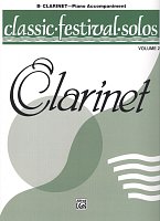 CLASSIC FESTIVAL SOLOS 2 / clarinet - piano accompaniment