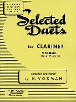Selected Duets for Clarinet 1 (easy-medium) / Vybraná dueta pro klarinety 1 (snadné-středně pokročilé)