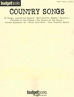 BUDGETBOOKS - COUNTRY SONGS piano/vocal/guitar
