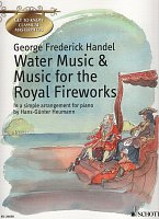 Handel: Water Music & Music for the Royal Fireworks - klavír ve snadném slohu