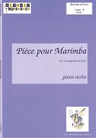 Piece Pour Marimba by Gianni Sicchio / marimba + piano