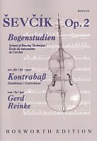 Ševčík: Bogenstudien Op. 2 - School of Bowing Technique / double bass
