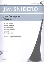 JAZZ CONCEPTION + Audio Online / clarinet - 21 solo etudes for jazz phrasing, interpretation and improvisation