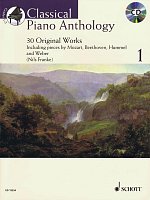 Classical Piano Anthology 1 + CD / 30 originálních skladeb pro klavír (obtížnost 1-2)