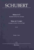 SCHUBERT - Mass in G major, D167 / SATB + organ