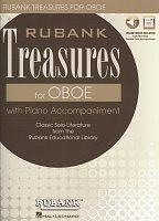 Rubank Treasures for Oboe + Audio Online / hoboj a klavír (PDF)