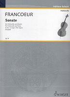 Francoeur: Sonata E major (E-Dur) / violoncello + piano