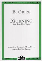 Morning from "Peer Gynt" Suite by E. Grieg / trio albo zespół fletów prostych (SAT)